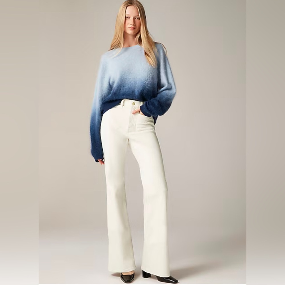 NWT J. Crew classic straight jeans in Ecru 27 4 cream tan